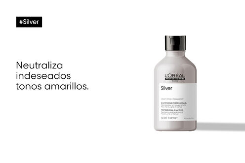 Shampoo Matizador Cabello Gris Silver Silver - L'Oréal Professionnel | L'Oréal Partner Shop