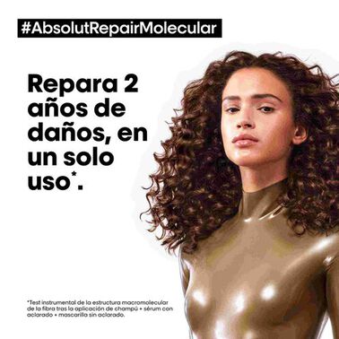 Shampoo Reparador Molecular Para Cabello Dañado Absolut repair molecular - L'Oréal Professionnel | L'Oréal Partner Shop