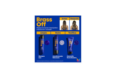 SHAMPOO MATIZADOR AZUL BRASS OFF - Técnico | L'Oréal Partner Shop