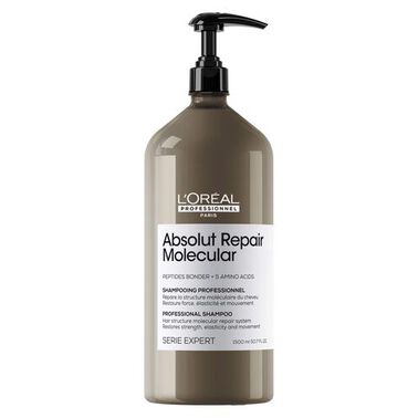 Shampoo Reparador Molecular Para Cabello Dañado Absolut repair molecular - L'Oréal Professionnel | L'Oréal Partner Shop