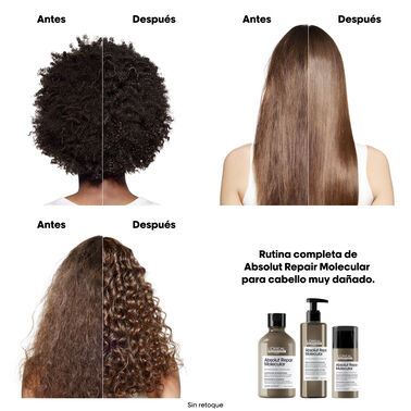 Serum de Enjuague Reparador Molecular Para Cabello Dañado Absolut repair molecular - L'Oréal Professionnel | L'Oréal Partner Shop