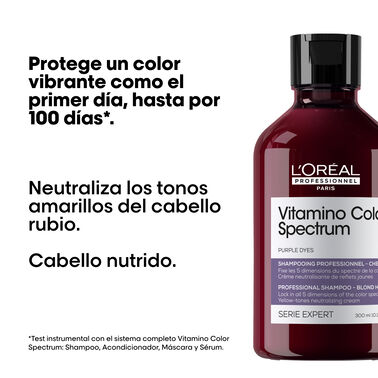 Shampoo Matizante Morado Vitamino Color Spectrum - Promoción HairCare L'Oréal Pro | L'Oréal Partner Shop