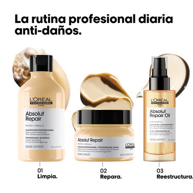 Shampoo De Reparación Instantánea Absolut repair - Cuidado Capilar Reventa | L'Oréal Partner Shop
