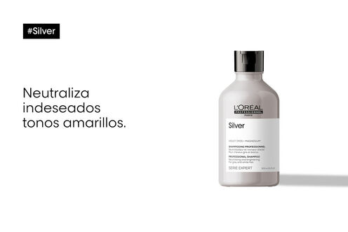 Shampoo Matizador Cabello Gris Silver Silver - L'Oréal Professionnel | L'Oréal Partner Shop