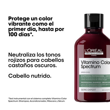 Shampoo Matizante Verde Vitamino Color Spectrum - Promoción HairCare L'Oréal Pro | L'Oréal Partner Shop