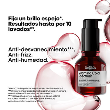 Serum Glass Shine Cuidado del Color Profundo Vitamino Color Spectrum - Promoción HairCare L'Oréal Pro | L'Oréal Partner Shop